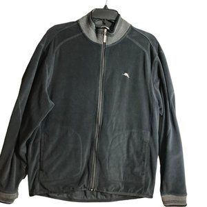 Tommy Bahama full zip up jacket, Black Size L